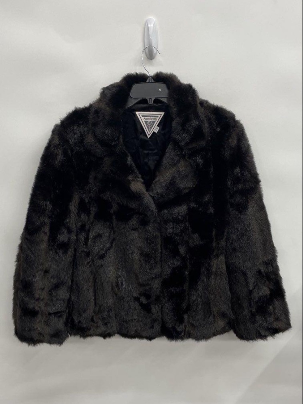 Marvin Richards Black Faux Fur Teddy Jacket